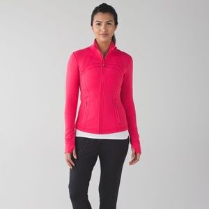 NEW lululemon Define Zip-up Jacket Hot Pink